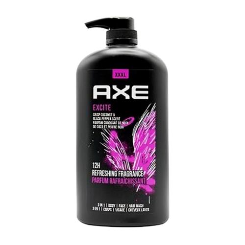 شامپو پمپی مردانه 3کاره آکس AXE مدل Excite (فروش قسطی)