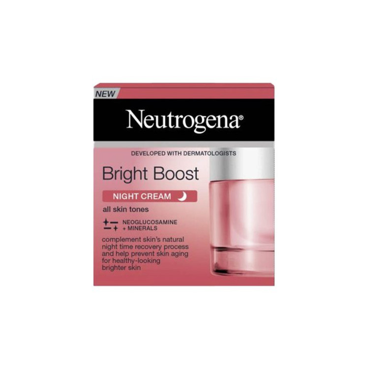کرم روشن کننده مخصوص شب نیتروژنا Neutrogena Bright Boost (فروش نقدی)