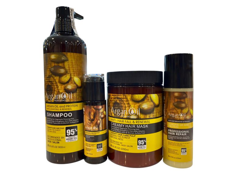 پک کامل مراقبت از مو لایتنس | شامپو + ماسک + روغن آرگان + اسپری دوفاز (فروش قسطی)